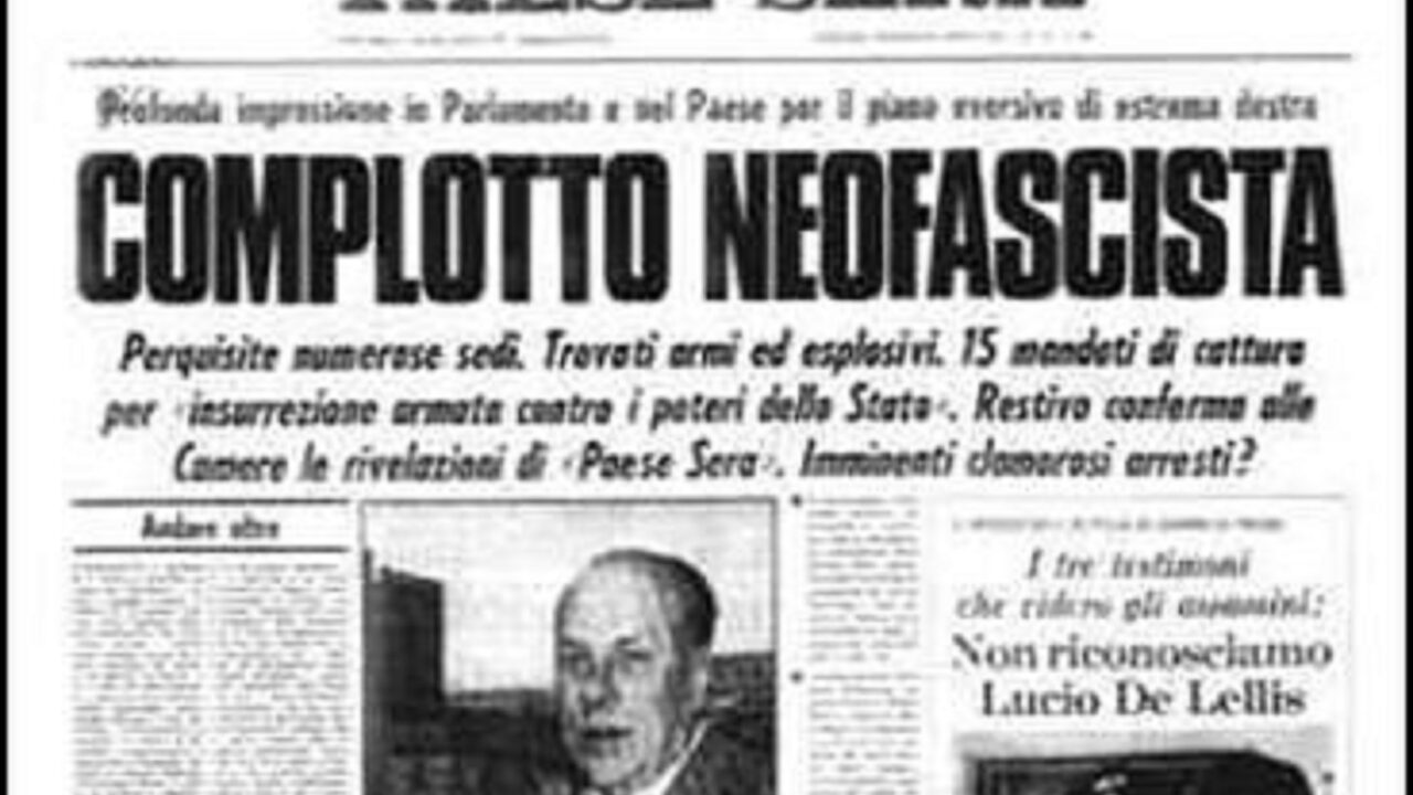 7-8 dicembre 1970: il mistero del Golpe Borghese…
